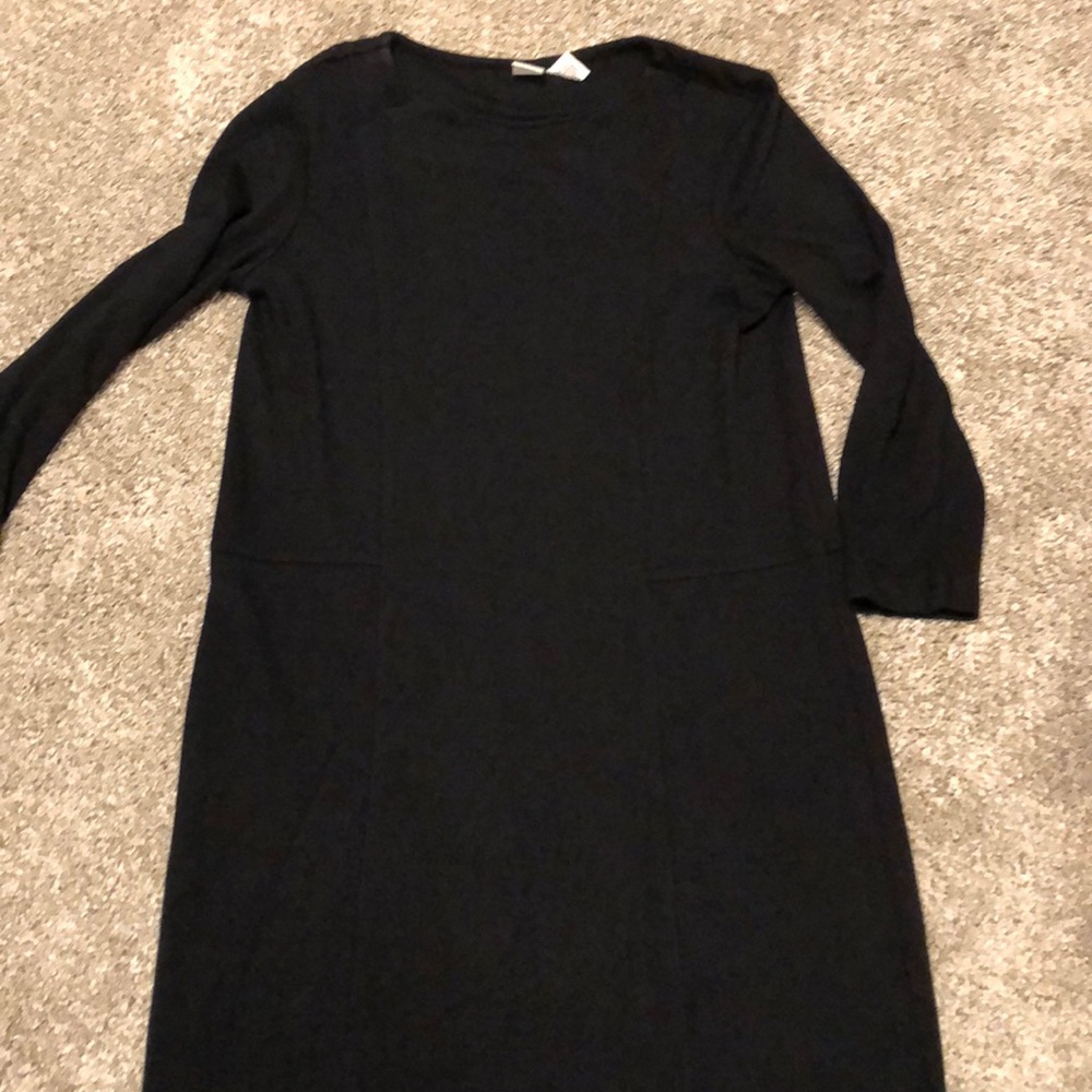 Ponte knit 3/4 sleeve dress